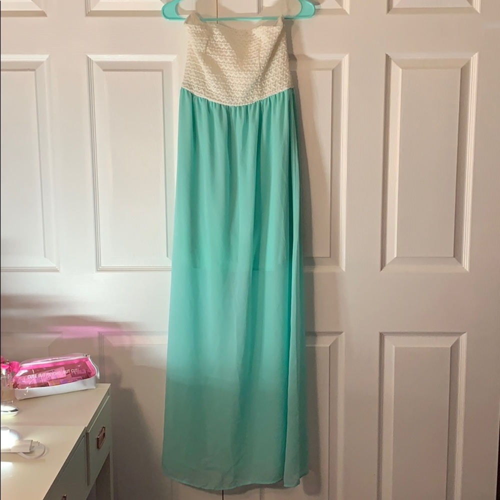 Size L Strapless Women’s Maxi Dress